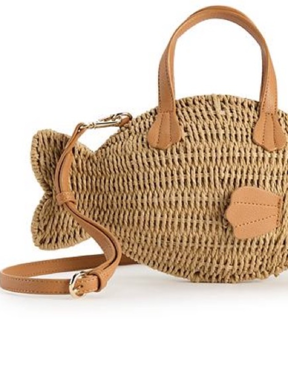Lauren Conrad Wicker Fish 🐟 Bag - Picture 3 of 8